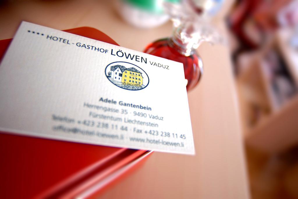 Hotel Gasthof Lowen Vaduz Dış mekan fotoğraf